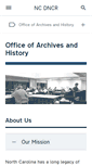 Mobile Screenshot of history.ncdcr.gov