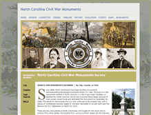 Tablet Screenshot of ncmonuments.ncdcr.gov