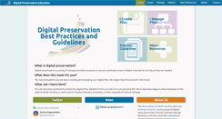 Desktop Screenshot of digitalpreservation.ncdcr.gov